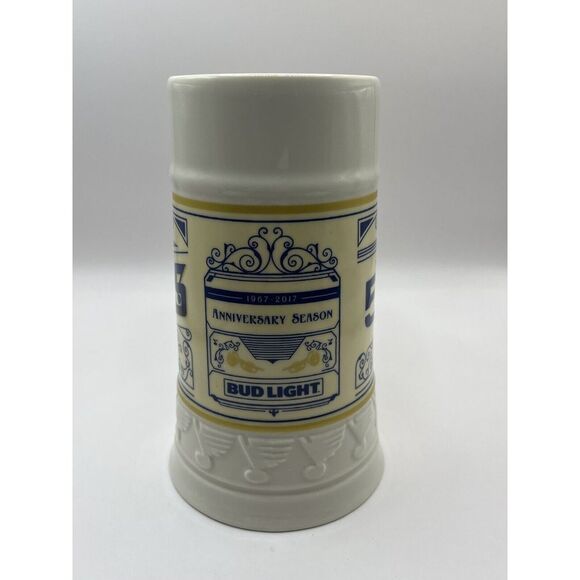 St. Louis Blues 50th Anniversary Beer Stein NHL Hockey Cup Mug New In Box - Picture 2 of 10